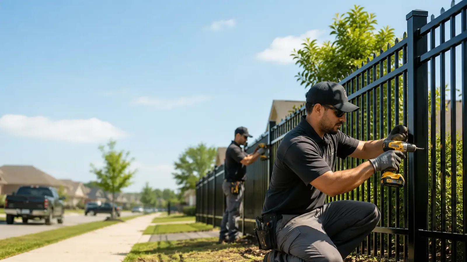 Metal Fence Installation in Perdido, AL